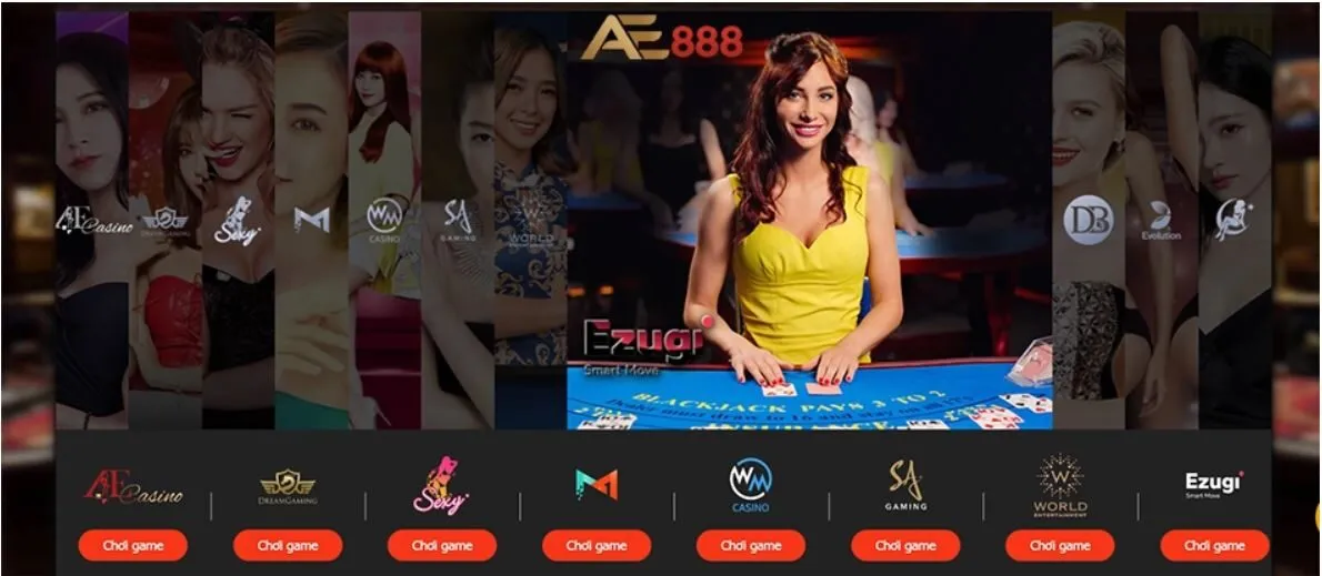 Casino AE888 đa dạng phong phú